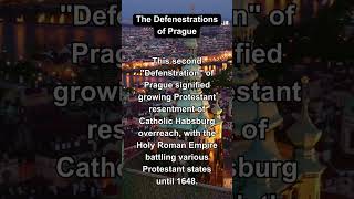 From Windows to War The Defenestrations of Prague shorts [upl. by Dnarb907]