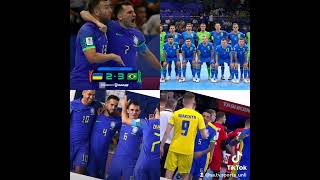 Brazil advance into the finals of Futsal world cup in Uzbekistan shorts [upl. by Haldis319]