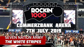 Seven Nation Army  The White Stripes  Rockin1000  Frankfurt 2019 Multicam  Good Sound [upl. by Carisa]