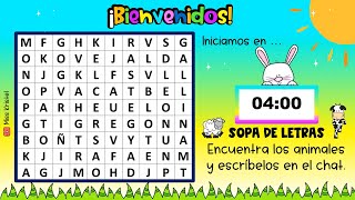 Salita de espera para clases virtuales en Zoom o Meet  Sopa de letras [upl. by Piwowar]