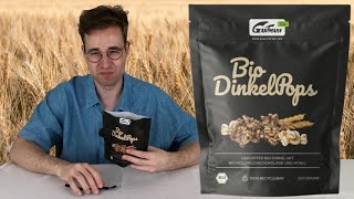 BIO DINKELPOPS im Test  Fürs Müsli am Morgen und als Snack zwischendurch [upl. by Megdal]