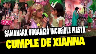 SAMAHARA LOBATÓN ORGANIZÓ INCREÍBLE FIESTA PARA SU HIJA POR SUS 4 AÑITOS [upl. by Attenad]