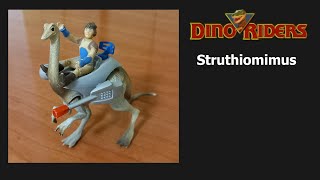 Review  Struthiomimus de la colección quotDino Ridersquot Tyco 1988 [upl. by Mosnar]