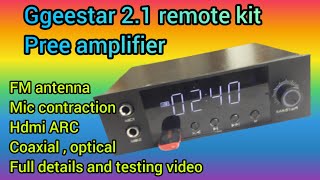 geestar 21 remote kit pree amplifier full details and audio testing 7tech audios [upl. by Noit]