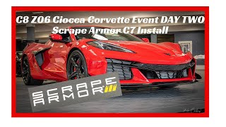 C8 Z06 Corvette Dealership Tour at Ciocca Corvette  Day Two PLUS Scrape Armor C7 Corvette Install [upl. by Afatsuom]