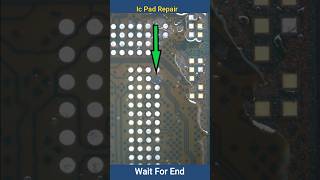 Ic Pad Repair soldering icreballing [upl. by Naujd]