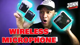 MURANG WIRELESS VLOGGING MICROPHONE LENSGO 348C [upl. by Arenahs12]