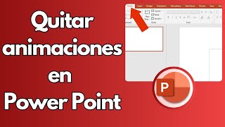 Cómo quitar las animaciones en Power Point [upl. by Acire]