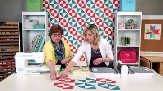 How to Put Together the Retro Drunkards Path Quilt [upl. by Horne]