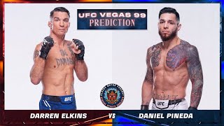 Darren Elkins vs Daniel Pineda Prediction  UFC Vegas 99 Predictions  UFC Vegas 99 BETTING [upl. by Oznola124]