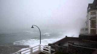 SaintMalo rochebonne Grande marée et vagues [upl. by Odnarb]