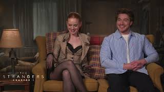 Madelaine Petsch and Froy Gutierrez horror stories romance and jump scares for The Strangers Cha [upl. by Ranee]