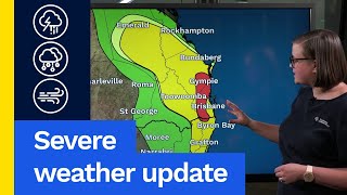 Severe Weather Update 14 November 2024 Severe storms continue today for Queensland and NSW [upl. by Steinke]