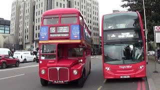 London Transport Buses 2024A Ride on Routemaster Route T15 Tower Hill to Charing Cross Station [upl. by Adniles983]