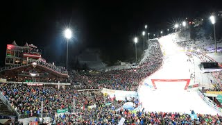 AUDI FIS Ski World Cup  Mens night slalom  Schladming AUT Jan 24 2024 1st run [upl. by Tandie591]