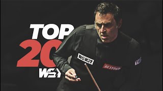 Top 20 Shots at the Crucible  2021 Betfred World Championship [upl. by Chrystel]