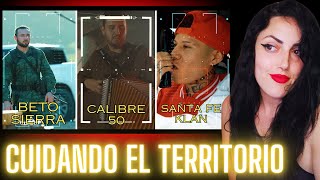 🔥ESPAÑOLA REACCIONA a Santa Fe Klan x Calibre 50 x Beto Sierra  Cuidando El Territorio 🔥 [upl. by Mellen]