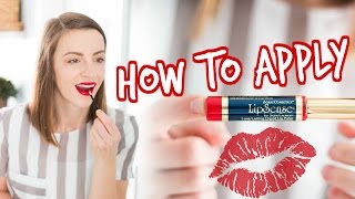 HOW TO APPLY LIPSENSE beginner tips and tricks [upl. by Ala]