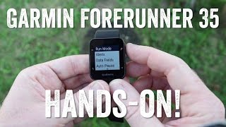 Handson Garmin Forerunner 35 Features Overview [upl. by Naitsyrk]