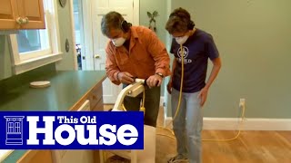 How to Strip a Hardwood Floor  This Old House [upl. by Airlie]