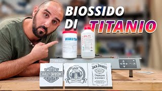 Incidere le piastrelle con il BIOSSIDO DI TITANIO [upl. by Htessil726]