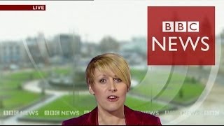 That sinking feeling  Reporter sinks live on air  BBC News [upl. by Ecinna]