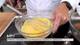 RECETTE  Far breton aux pruneaux raisins et abricots [upl. by Assir]