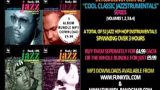 Funky DL  Cool Classic Jazzstrumentals  The Four Album Series 52 Jazz HipHop Instrumental Beats [upl. by Hsekar242]