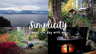 Life of a homebody in rainy Washington  simple breakfast gardening amp cozy tea  silent vlog [upl. by Aidne]