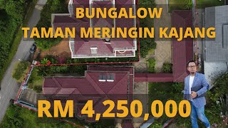 bungalow kajang Land 22000 SQFT   Bungalow Taman Meringin Kajang  Luxury House [upl. by Mini312]