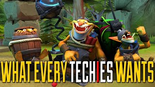 What Techies Players Are Wanting in 733  DotA 2 [upl. by Aifas]