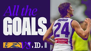 Check out all the goals from Freo ⚓️ vs West Coast 🦅 [upl. by Bloom395]