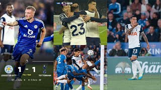 Leicester Vs Tottenham 1  1 match highlights [upl. by Shandee]