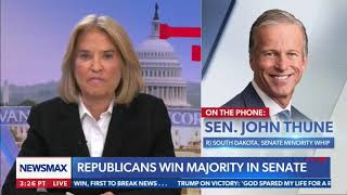 John Thune speaks after Republicans choose him as next Senate majority leader [upl. by Dey]