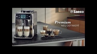 Premium Kaffeevollautomat Saeco Xelsis 15 Kaffeespezialitäten maßgeschneidert auf Ihren Geschmack [upl. by Nashoma]