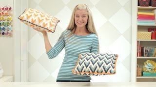 How to make a pillow or cushion with Piping attached [upl. by Nomit]