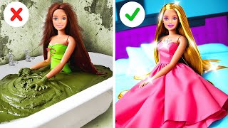 Rich VS Poor Makeover Challenge  Brilliant Gadgets and Cool Doll Hacks [upl. by Giraud164]