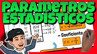 🔴 VARIANZA DESVIACIÓN TÍPICA y COEFICIENTE de VARIACIÓN [upl. by Ier776]