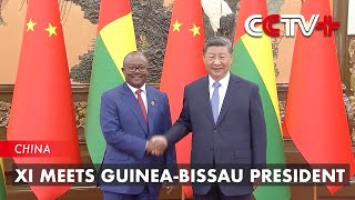 Xi Meets Guinea Bissau President [upl. by Eemla]