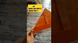 Simple love card making diy diycrafts papercraft [upl. by Athalia]