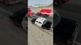 Crazy Car Overtaking Chance of Survival car beamngdrive [upl. by Baecher]