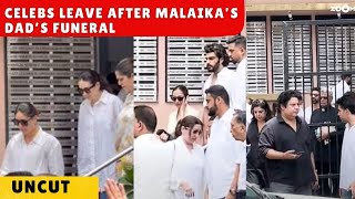 Malaika Arora’s dad’s funeral FULL VIDEO Arjun Kapoor takes care of Malaika  SaifKareena leave [upl. by Coney]