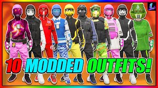 GTA 5 HOW TO GET 10 MODDED OUTFITS ALL AT ONCE AFTER PATCH 169 GTA Online [upl. by Edna]