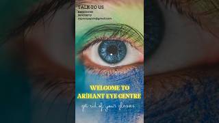 Welcome to ARIHANT EYE CENTRE Best Eye Hospitals in India [upl. by Ylahtan]