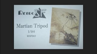 RetroKit 1144 Martian Tripod Scale Model Review [upl. by Eneroc925]