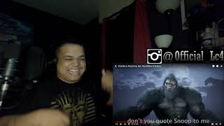 FIRST LISTEN I FORGOT ABOUT THIS Godzilla Vs King Kong  ERB  RAPPER REACTS [upl. by Adnov]