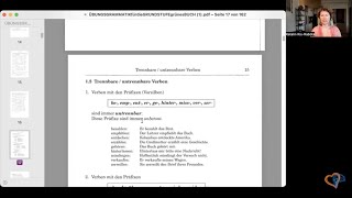 DEUTSCHE VERBEN TRENNBAR UNTRENNBAR ODER BEIDES  B2C1GRAMMATIK daf deutscheverben [upl. by Uchida]