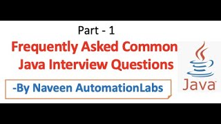 Common Java Examples Interview Questions  Part 1  Looks Easy but Needs Practice [upl. by Spanjian]