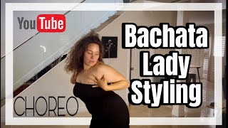 Bachata Lady Styling Fusion   Imitadora by Romeo Santos  short choreo challenge [upl. by Lydell]