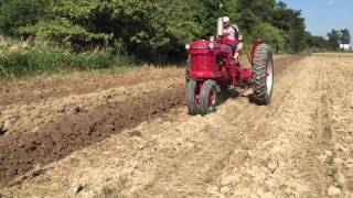 2016 Plowing Disking Harrowing and Planting Corn [upl. by Aimit]